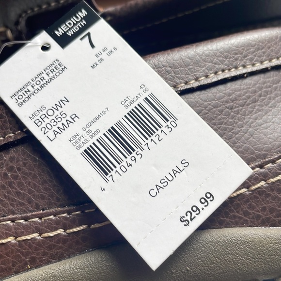 Shop Thom McAn Brown Size 7 Loafers & Slip-Ons NWT - Picture 4 of 5